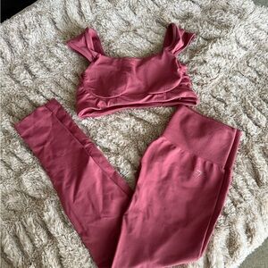 Gymshark Soft Sculpt Bralette + Leggings Set
